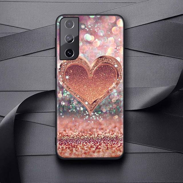 Стиль «Любовь розового золота» для Samsung Galaxy A52s 5g A50 A51 A52 A12 A72 A70 A71 A21s A32 4g A21s A20e A10e A41 Мягкий чехол для телефона из ТПУ