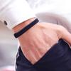 Fashion Mens Bracelet Grade A 4mm Thread Wrap Braclet Outdoor Survival Braslet Locomotive Cool Riding Hand Accessories Pulseria