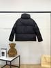 New stand-up collar short down jacket women's white goose down warm commuter jacket loose version bread jacket