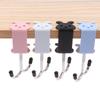 Cute Rabbit Desk Bag Hook Table Side Hanging Hook Adjustable Storage Hooks Headphone Backpack Desk Hanger Punch-Free