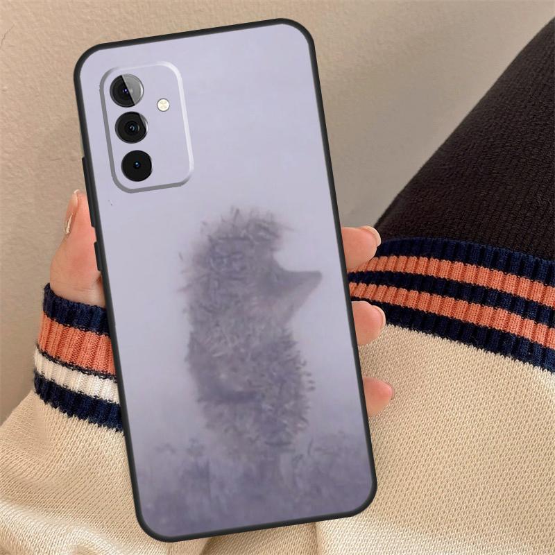Hedgehog and Balloon Case For Samsung Galaxy A54 A34 A14 A56 A36 A16 A06 A13 A53 A12 A22 A32 A52 A35 A17 A15 A55