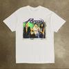 Концертный T-shirt Poison 1 сторона перепечатка белый цвет BL866 Унисекс