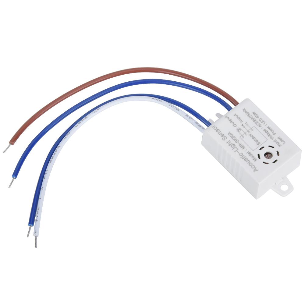 5PCs LED Sound and Light Control Switch EnergySaving Sensor High Sensitivity for Lamp