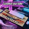 Custom Name Personalized DRAGON BALL Pattern Mousepad, Laptop PC Desk Mat, Decorative Desk Mat for Home Keyboard Pad Gift