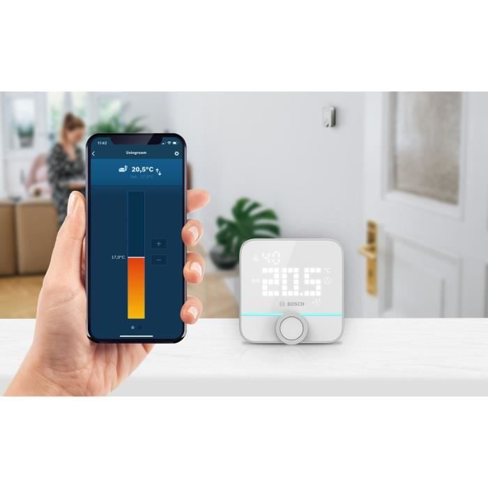 Thermostat d'ambiance II 230V - Bosch Smart Home - Room thermostat II - Programmable - Objet connecté
