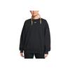 Under Armour Rival свободный крой круглый вырез длинный рукав толстовка женские топы черный 1386463-001