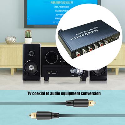Экстрактор звука HDTV Декодирование 4K 5.1CH Усилитель экстрактора звука HDTV HDTV 3,5 мм Аналоговый преобразователь Выход 5.1 канала