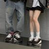 2024 Мужская универсальная трендовая спортивная повседневная обувь Дерби Модные кроссовки на платформе для увеличения роста 24719-J