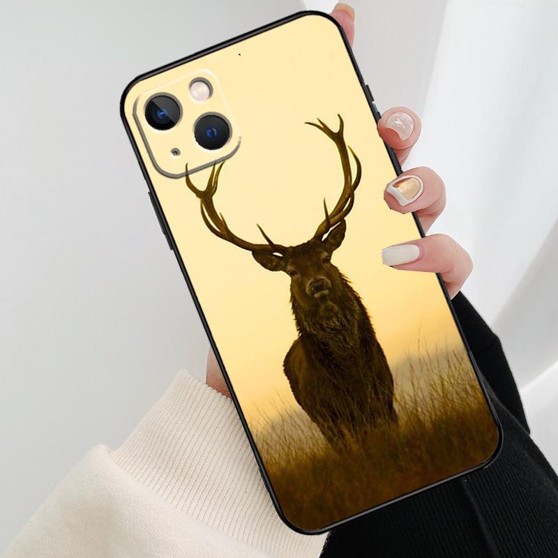 Чехол для телефона с оленем, лосем, северным оленем, оленем для iPhone 17 Pro Max 16 15 11 13 12 14 Pro Max mini 15 16 Plus 16e 17 Air Cover