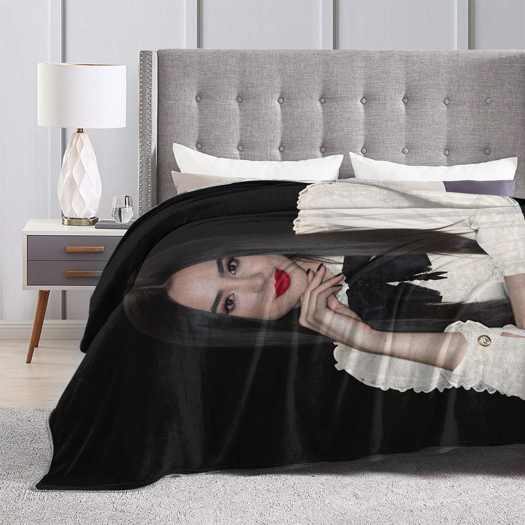 Actor Sofia Carson Plush Blankets Kids Adult Flannel Throw Blanket For Bedroom Warm Design Quality Bedspread Birthday Gift