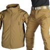 Assault Set Men's Shark Skin Soft Shell Jacket Outdoor Autumn Winter
