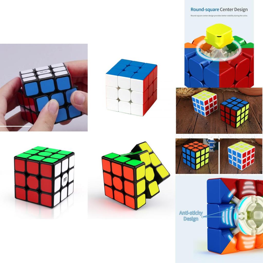 Профессиональный магнитный кубик 3x3 для соревнований в магнитных радужном и черном цветах