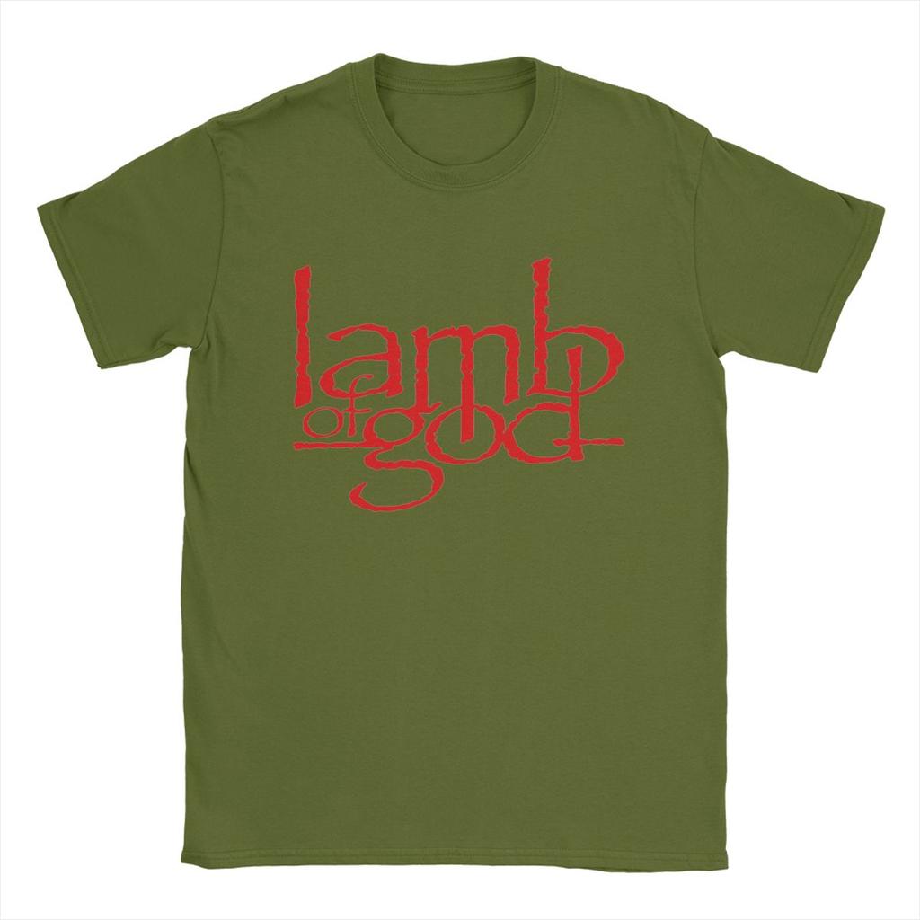 Футболка Lamb Of God для мужчин из чистого хлопка, забавные футболки с круглым вырезом, топы с коротким рукавом, новое поступление