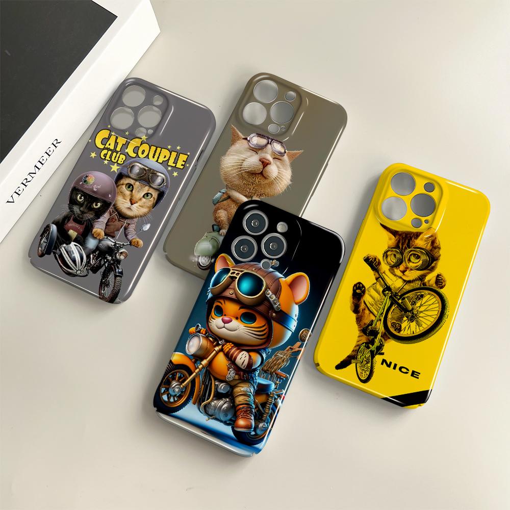 All-inclusive Film Phone Case Cartoon Fashion Design Hard Shell Full Cover Camera Protection Case for iPhone Samsung Xiaomi Poco Redmi Huawei Honor