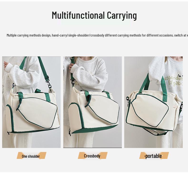 New Trendy Women's Sports & Travel Crossbody Bag: Water-Resistant, Large Capacity, Stylish, Casual Fitness Commuter Bag