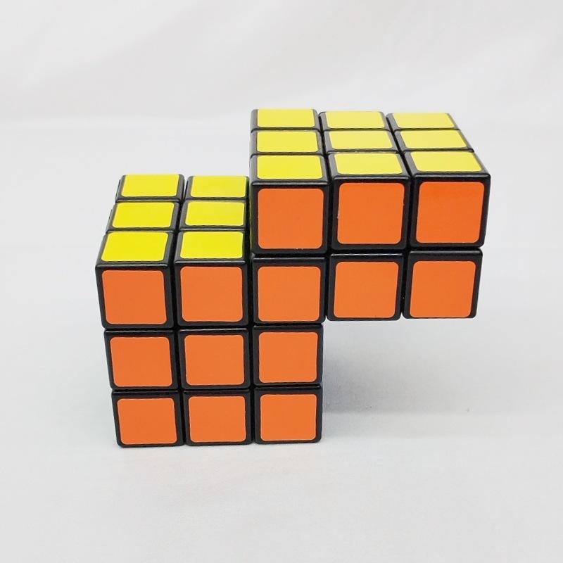 Соединенный Куб 3x3 и 2x3x3 Соединенный Волшебный Куб 333X233 Ограничивает Вращение Сиамского Куба Игрушка-Антистресс Образовательный Подарок