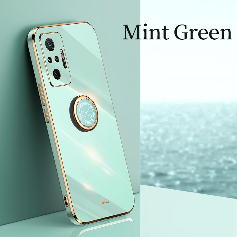 Для Xiaomi Redmi Note 10 Pro чехол-держатель с кольцом для покрытия на Xiomi Redmi Note10 S 10s 10pro 5g 4G силиконовый чехол-подставка