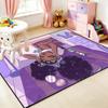 Black Girl Area Rug for Bedroom African American Girls And Boys Floor Rugs for Living Room Playroom Cartoon Art Home Decor Soft Large Carpet