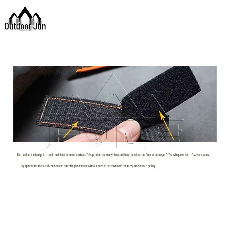 OUTDOOR GEEKER Embroidered Camo Velcro Patches