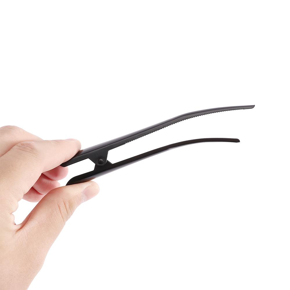 Women Girls Duckbill Shape Metal Hair Clip Horn Clip Hairdressing Styling Tool Crocodile Clip