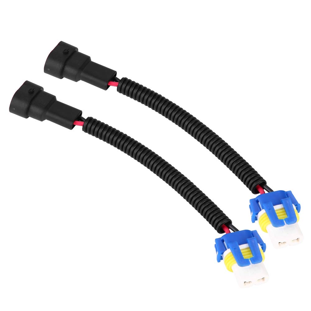 Akozon 2 шт. Проводка-переходник 9006 HB4 DC12V LED