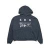 25 ERD Vintage Wash Oversized Hoodie Letter Print Unisex Streetwear Sweatshirt
