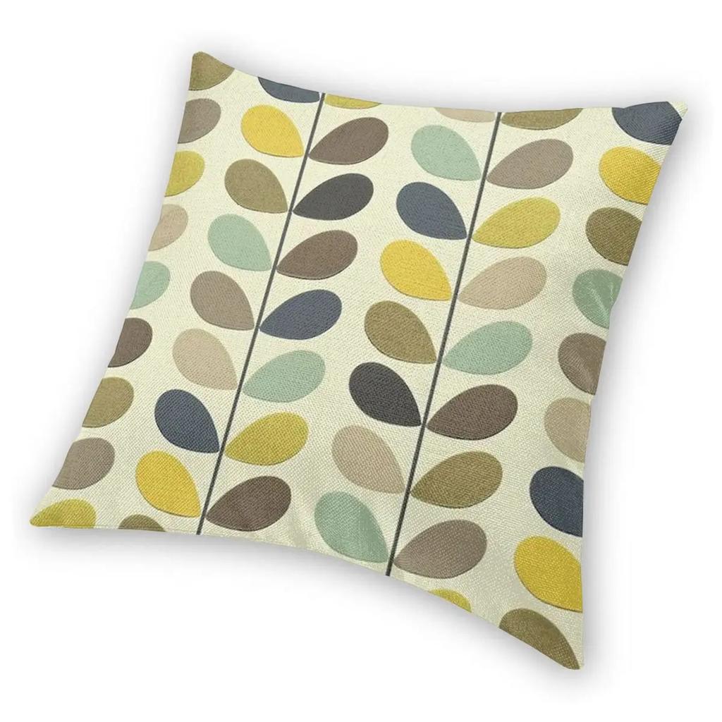 Orla Kiely Винтажная Наволочка Принт Полиэстер Наволочка Декор Наволочка Чехол для Подушки Дом Молния 45X45см