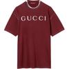 GUCCI Logo Printed Jersey T Shirt 796395-XJG26-6207