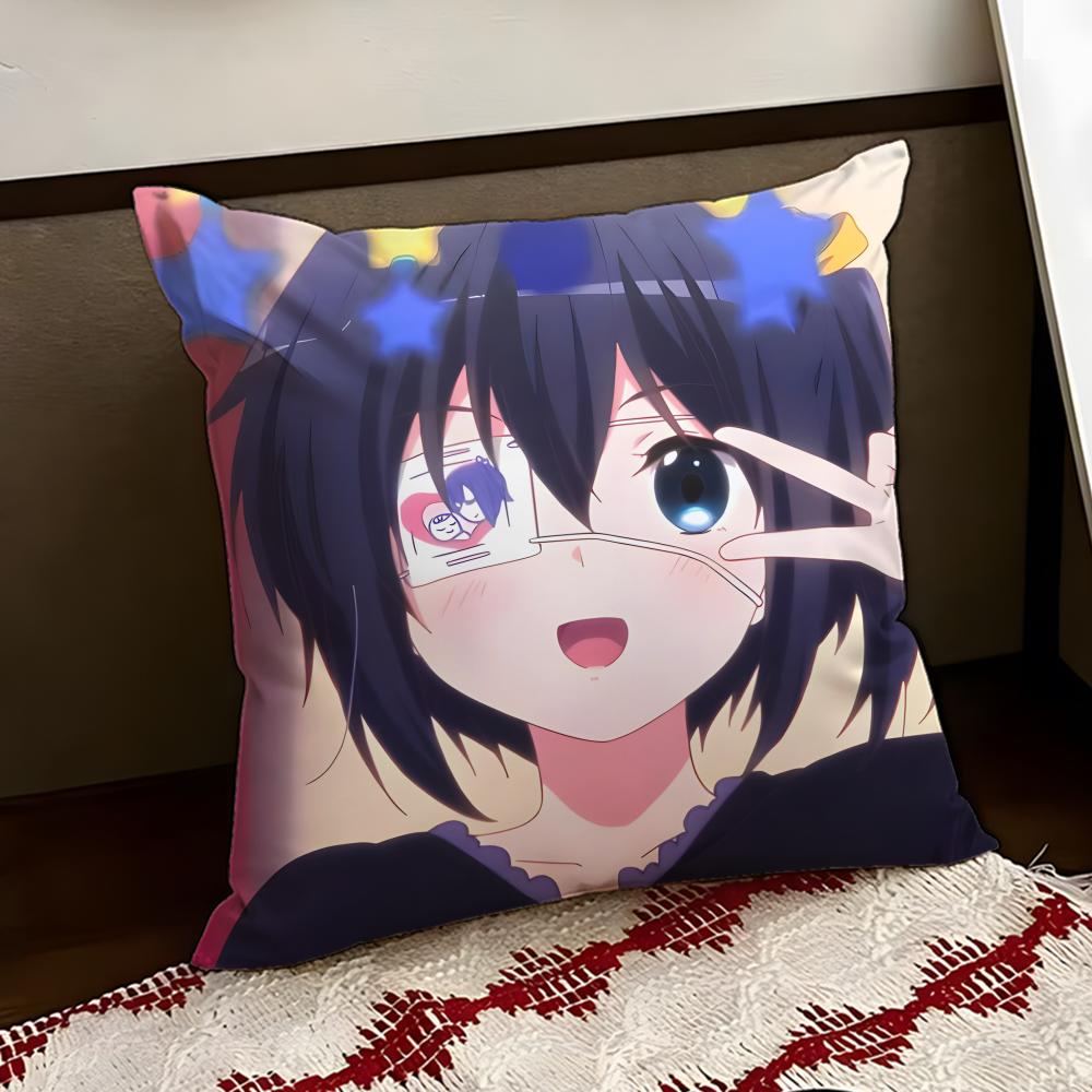 Love Chunibyo Other DDelusions Cushion Cover Reversible Soft Durable Pillo Cover Home Car MultiScene Use for Daily Comfort