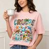 Retro Summer Tshirt Colorful Graphic Tee 100 Cotton Unisex Cute Four Gift Y2k Top Harajuku Oversized Shirt Kawaii