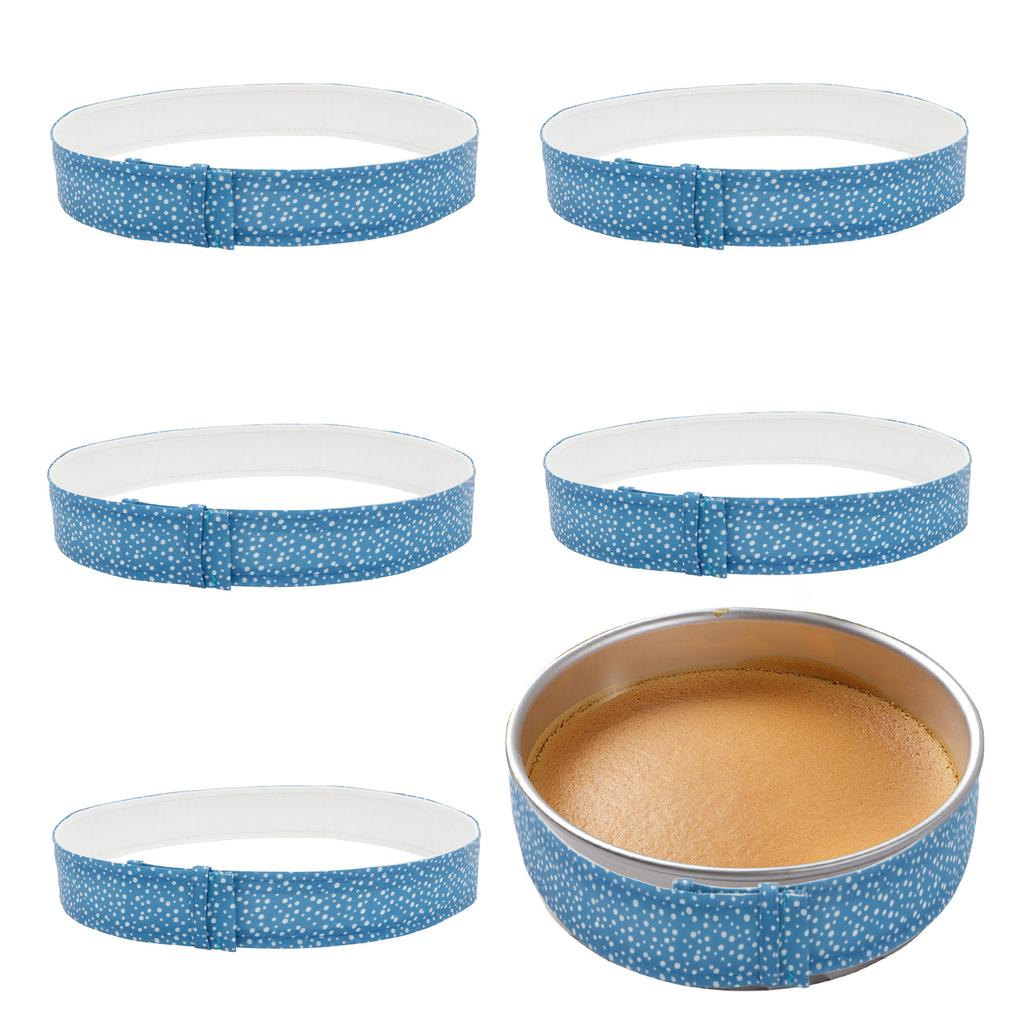 2/6 шт. Ремень для защиты противня для выпечки Многоразовая полоска для равномерного пропекания торта Профессиональные аксессуары для выпечки для домашней пекарни и ресторана