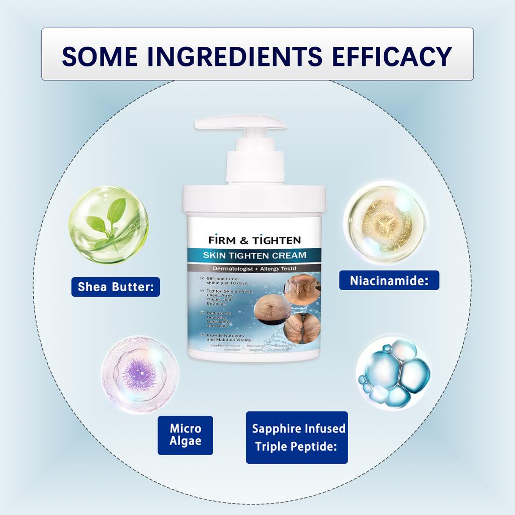 Firm Tighten Skin Tighten Cream,Skin Firming Rejuvenating Cream, Anti-Aging Neck And Shoulders Day&Night Body Cream.