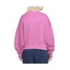 Nike Спортивная одежда Phoenix Fleece Solid Color Free Fit Crewneck Long Sleeve Толстовка женская толстовка Pink DQ5762-675