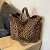 Leopard Design Korean Fashion Big Crossbody Bags for Women Travel Handbag Lady Shopper Shopping Shoulder Bag