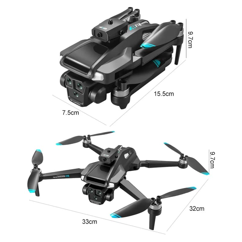 Новый M22 MAX Drone 4K Screen RC Professional HD Dual Camera Brushless Obvelotriennie Aerial Photography Складной квадрокоптер Игрушка в подарок