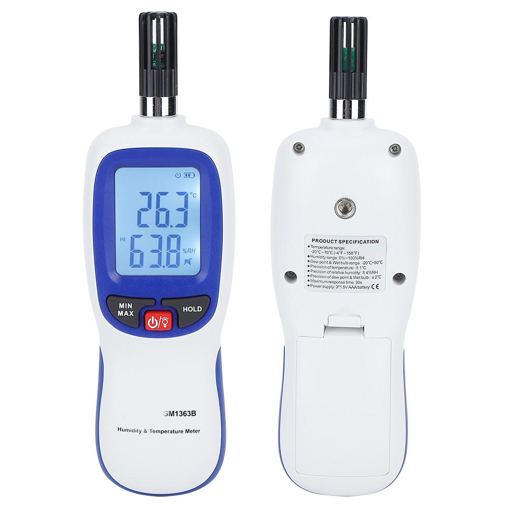 Портативный цифровой термогигрометр с ЖК-дисплеем, мини-измеритель температуры и влажности для промышленности