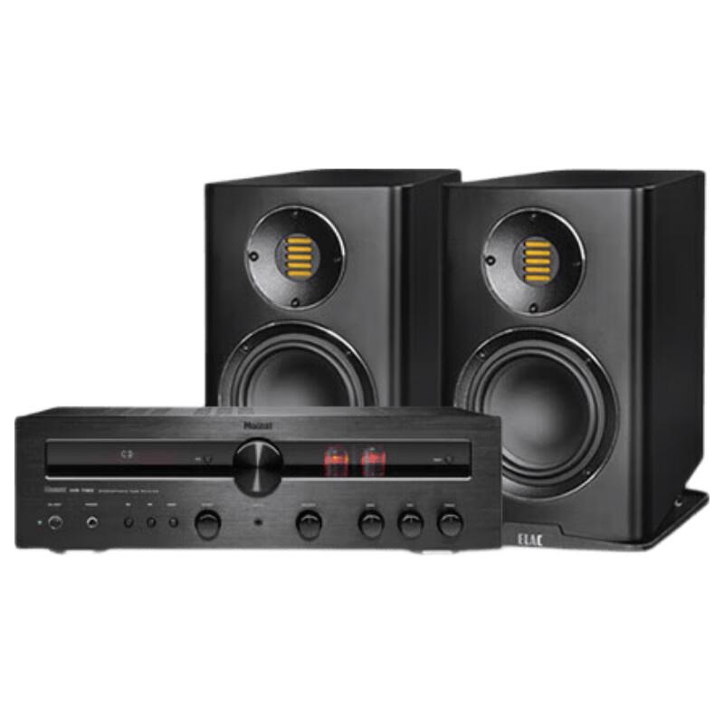 ELAC BS243.4 Passive Bookshelf Speakers with Magnat MR 780 Receiver Set (CN version)
