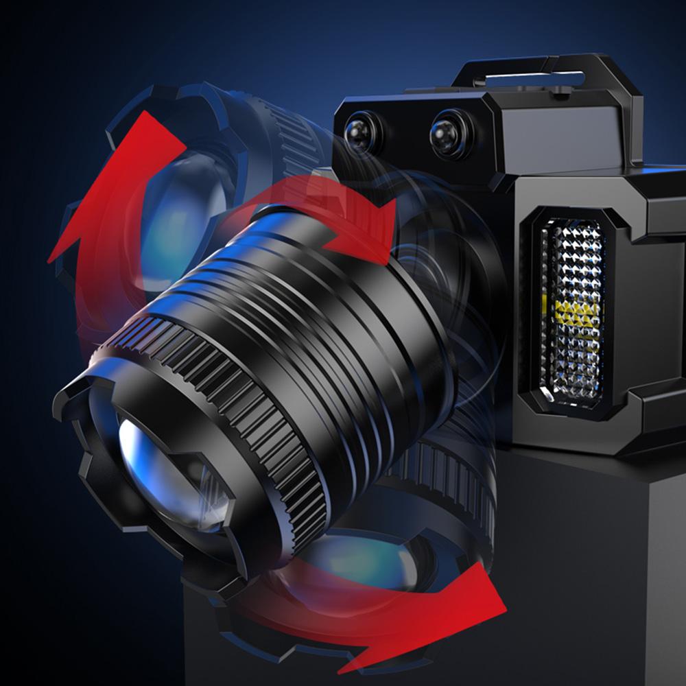 Индукционный налобный фонарь, супер яркий мощный фонарик, перезаряжаемый, на голову, для шахтеров, светодиодный ночной светильник для рыбалки, для дома