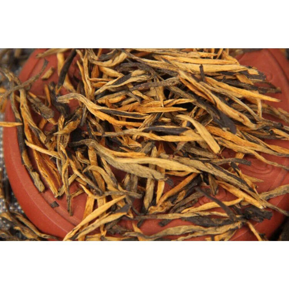 2023 Новый черный чай Дяньхун Bud Need Gold Grade Gold Dianhong Single Bud Tea250g