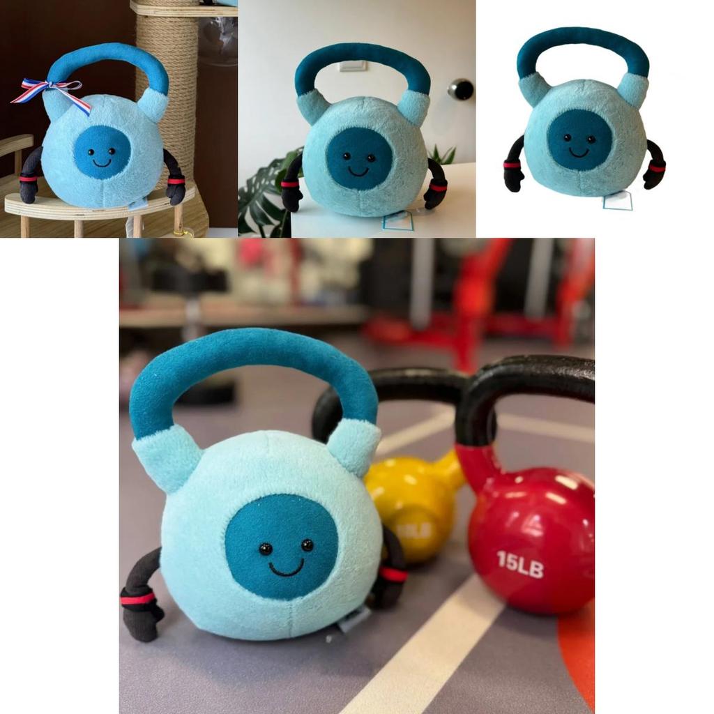 Amuseables Jellycat Гантель для тренировок Плюшевая игрушка с мягким коротким плюшем Для подарка и коллекции