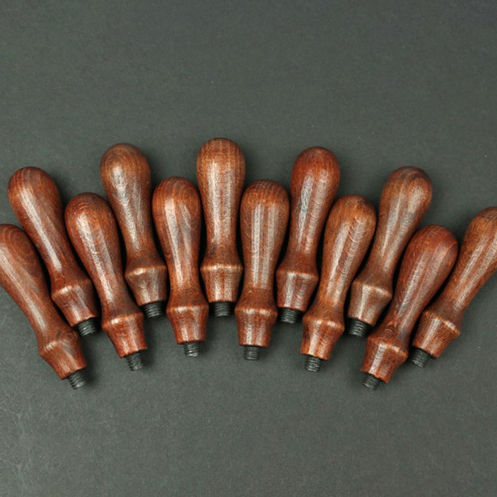 Retro Wax Seals Tool DIY Wooden Fire Paint Handle Handmade Vintage Wax Sealing Handle Envelope Scrapbooking Supplies