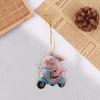 Милый брелок-подвеска в виде свиньи, мультяшная свинья, акриловые подвески, сделай сам, украшения для интерьера автомобиля, рюкзак, подвесное украшение, подарочные аксессуары