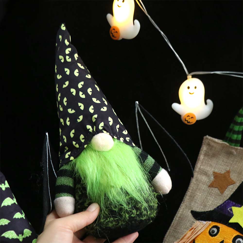 Soft Halloween Gnomes Doll Cartoon Dwarf Plush Doll Portable Faceless Doll Halloween Decorations