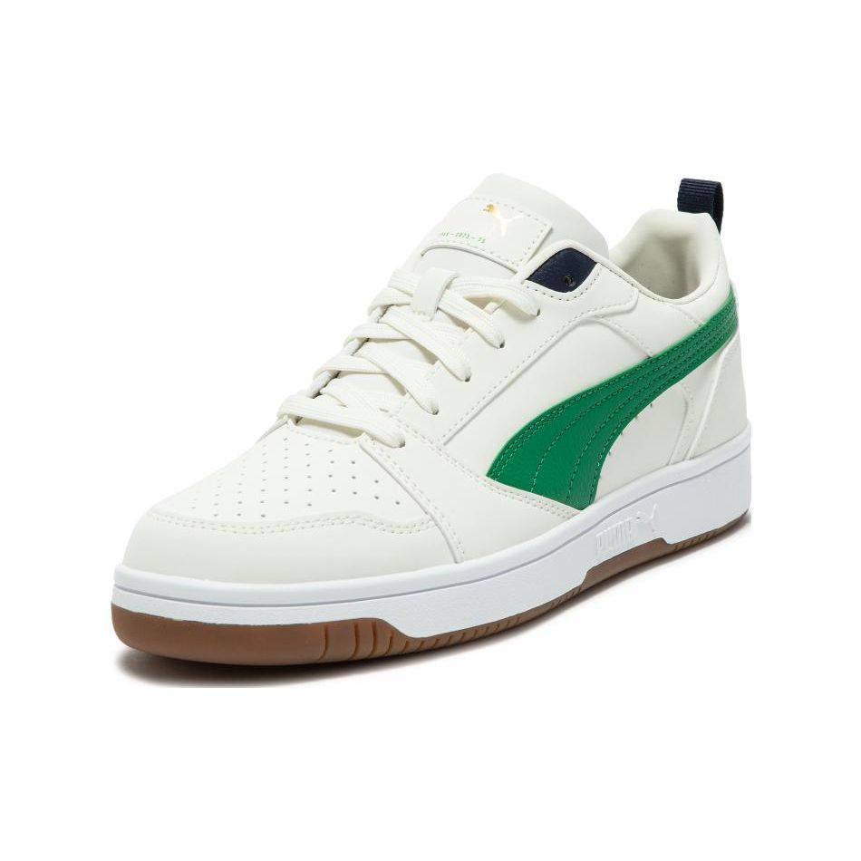 PUMA Rebound v6 Low 75 Years Unisex Low Top Skate Shoes White Green Comfortable 392484-02