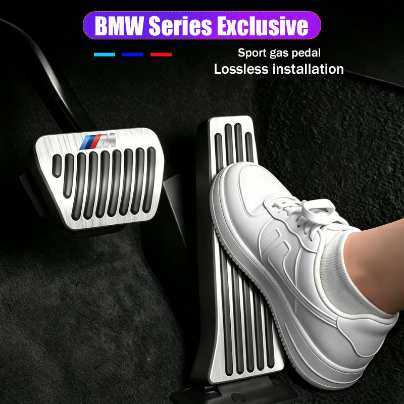 Accelerator Braking Foot Rest Pedal Cover For Car Bmw 3 5 6 7 Series X1 X2 X3 X4 X5 X6 F30 F10 E60G30 Automotive Interiors/Decal hkvr74