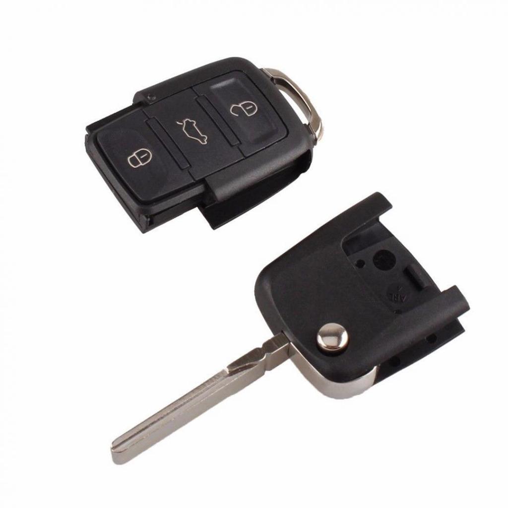 Replacement Remote Key Shell for VW Golf 4 5 B5 B6 Polo Touran Seat