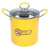 3L Mini Deep Fryer Pot Stainless Steel Japanese Frying Pot with Oil Filter Rack Lid for Home Kitchen