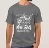 Russia Soviet Mi-24 "Hind" Gunship and Attack Helicopter T-Shirt. Summer Cotton Short Sleeve O-Neck Unisexs T Shirt New S-3XL