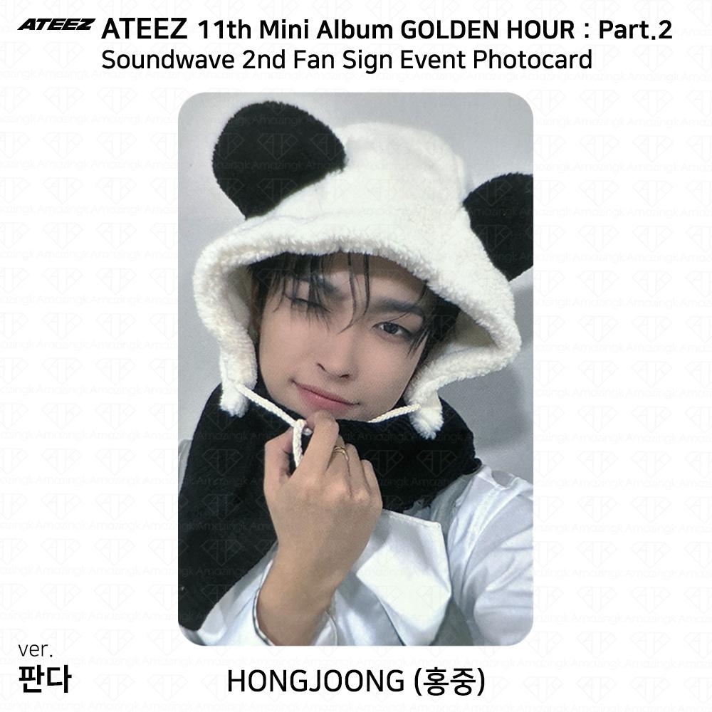 ATEEZ Golden Hour Часть 2 2nd Fan Sign Event Фотокарточка Soundwave