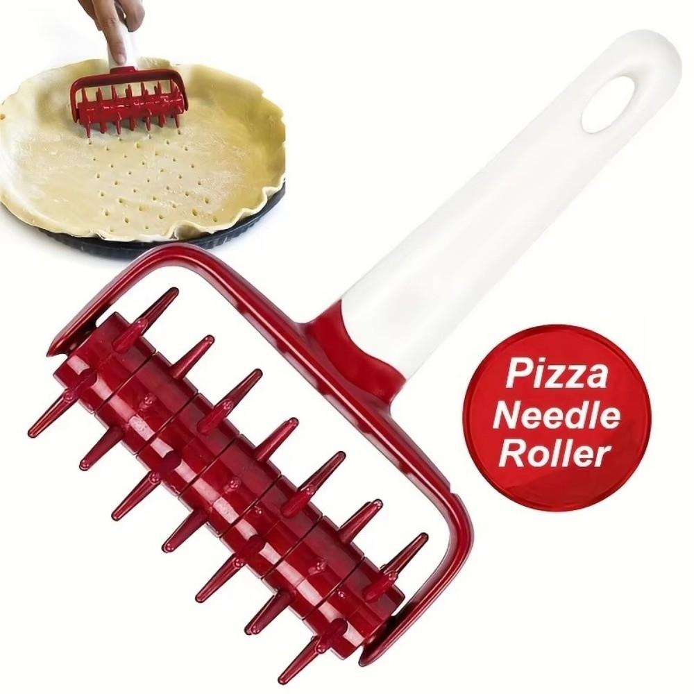 Handle Rolling Pin Plastic Pie Making Tool Bakeware Pizza Roller Pin  Kitchen Use